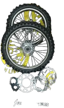 Motocross wheel set SUR-RON STORM - Enduro tyres and wheels, xBike in Almaty